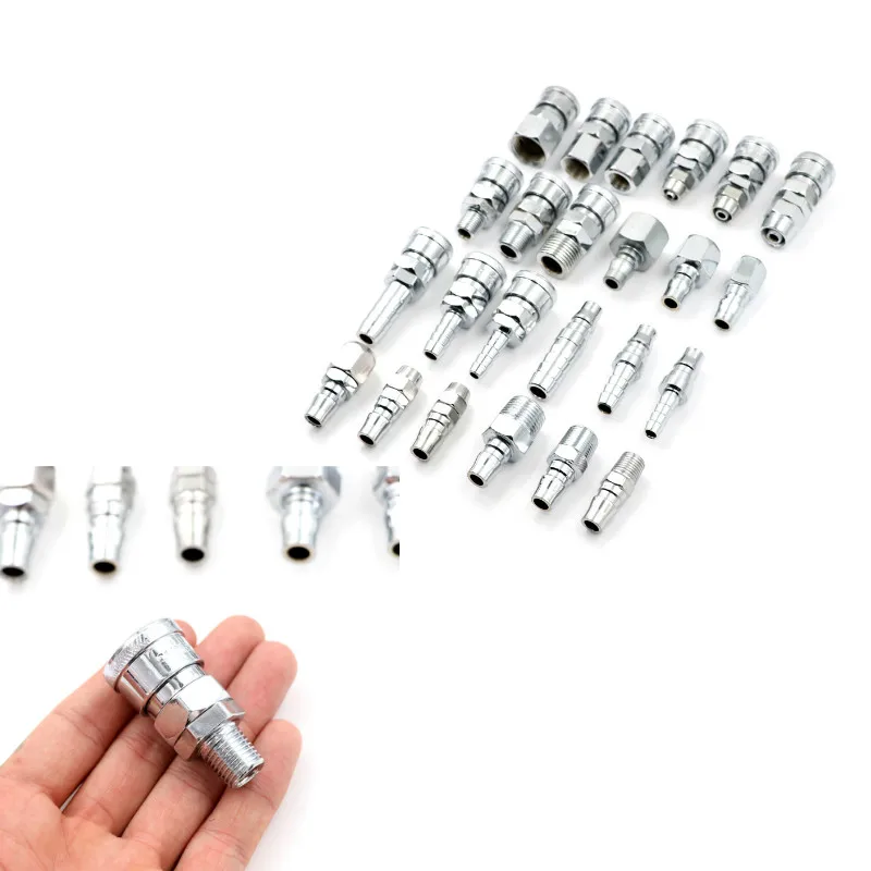 

1PCS 1/2 " 1/4" 3/8" Euro Fittings Air Hose Compressor Connector Male/Female Euro Quick Release Fitting