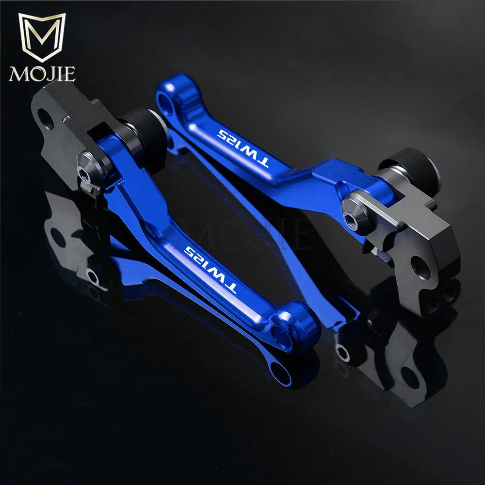 For YAMAHA TW125 TW 125 1999-2004 2000 2001 2002 2003 Motocross CNC Pivot Brake Clutch Levers Dirt Bike Motorbike Motorcycle