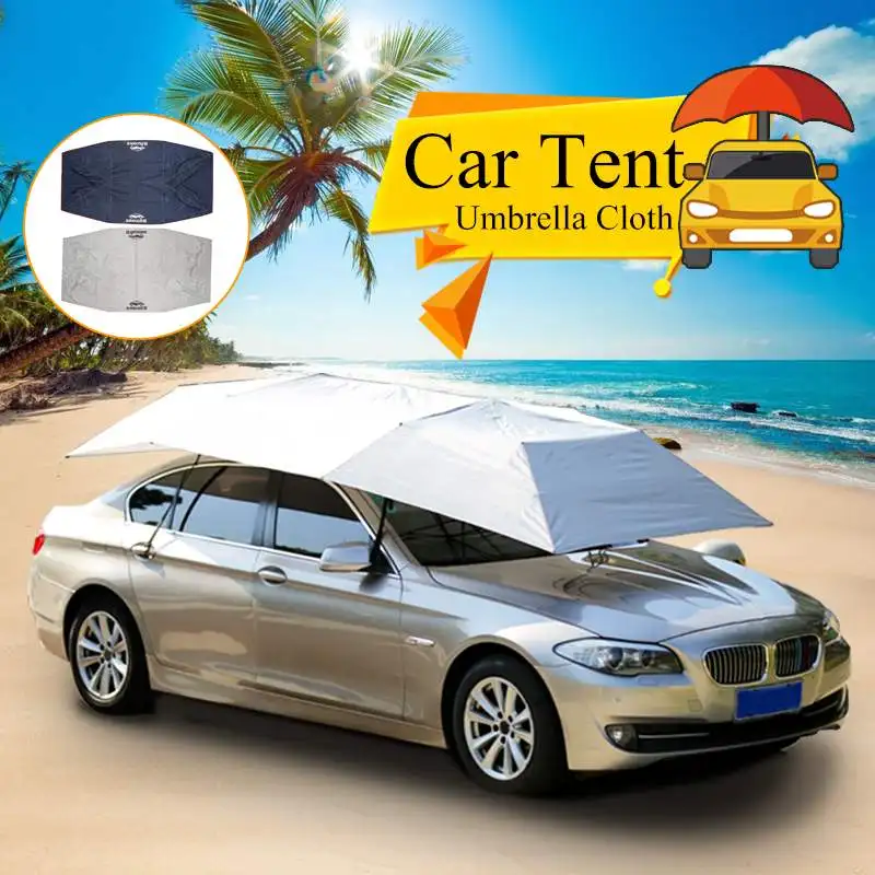 Full Automatic Waterproof Anti UV Car Umbrella Sun Shade Outdoor Car