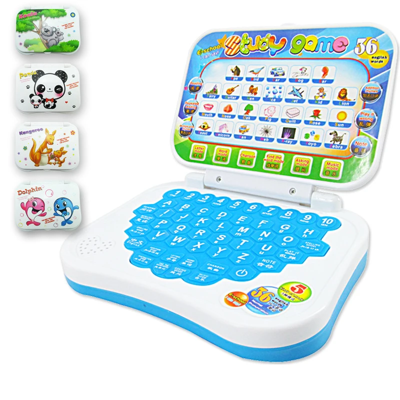 Máquina de Aprendizagem do Alfabeto Presente das Crianças dos Desenhos Animados de Dobrar Inglês Língua Pronúncia Computador Tablet Bebê Brinquedos Educativos Mod. 337395