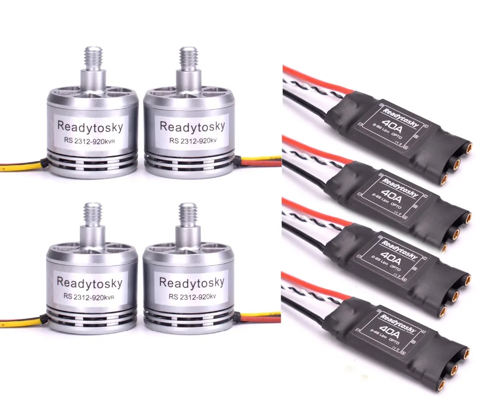 Новинка ReadytoSky 40A BLheli бесколлекторный OPTO ESC + 2312 920KV бесщеточный двигатель CW CCW для