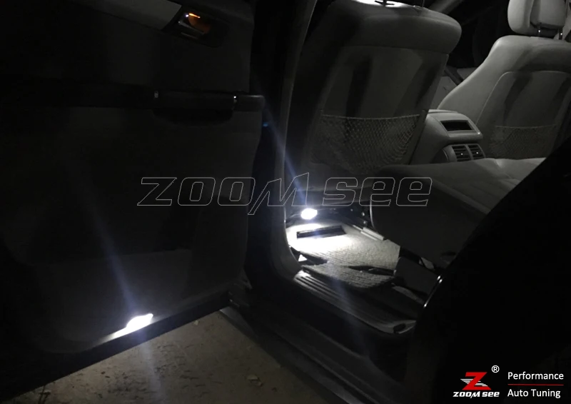 24 шт. светодиодный фонарь для номерного знака+ светодиодный купольный фонарь для салона для Mercedes Benz R class W251 R320 R350 R500(2006