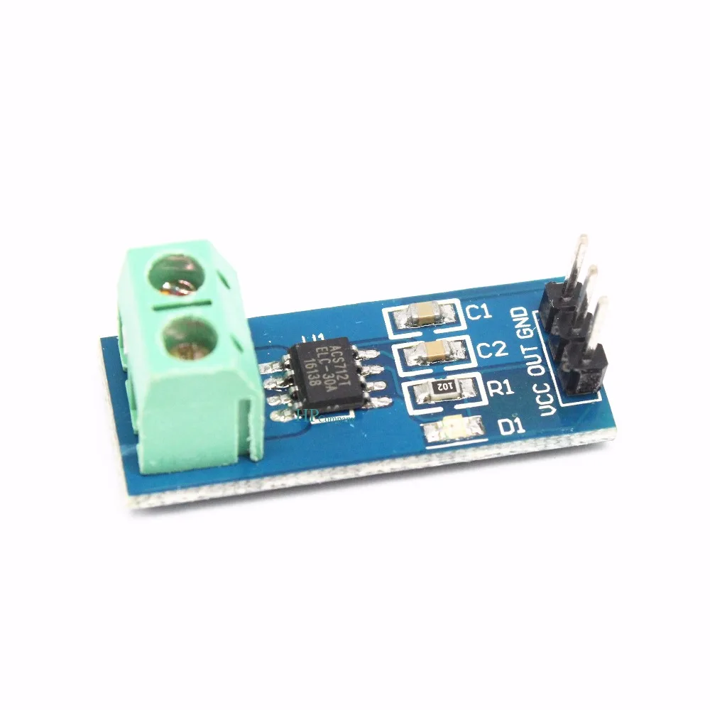 

ACS712 30A Range Hall Current Sensor Module ACS712ELCTR-30A Module For Arduino