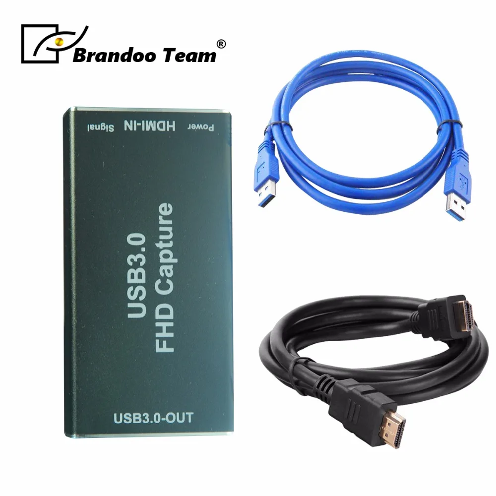 

1080P USB 3.0 Converter TV Audio Game Video Capture HDMI Full HD Capture Adapter for Windows PC Computer