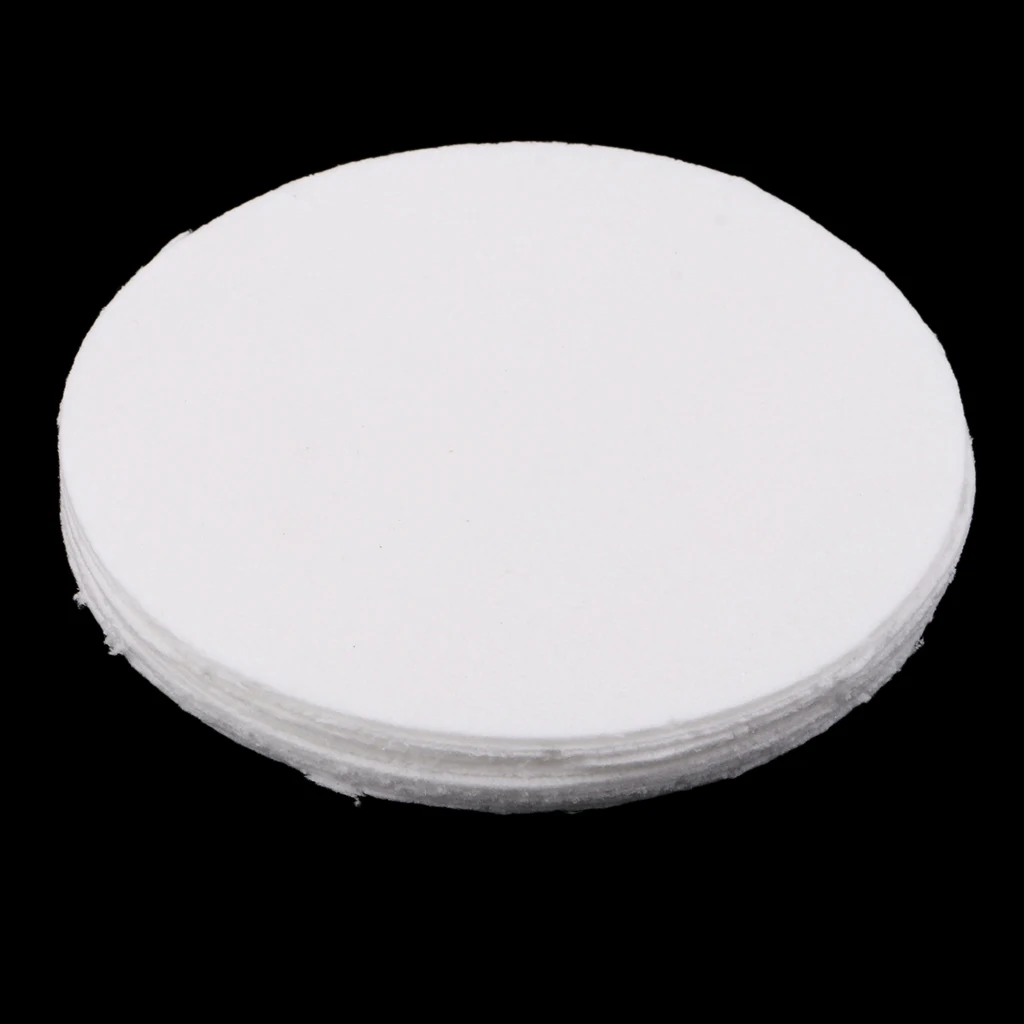 

10pcs 115mm Diam Round Microwave Kiln Paper Ceramic Fiber Paper Glass Fusing Paper Pottery Tool for Household DIY Craft