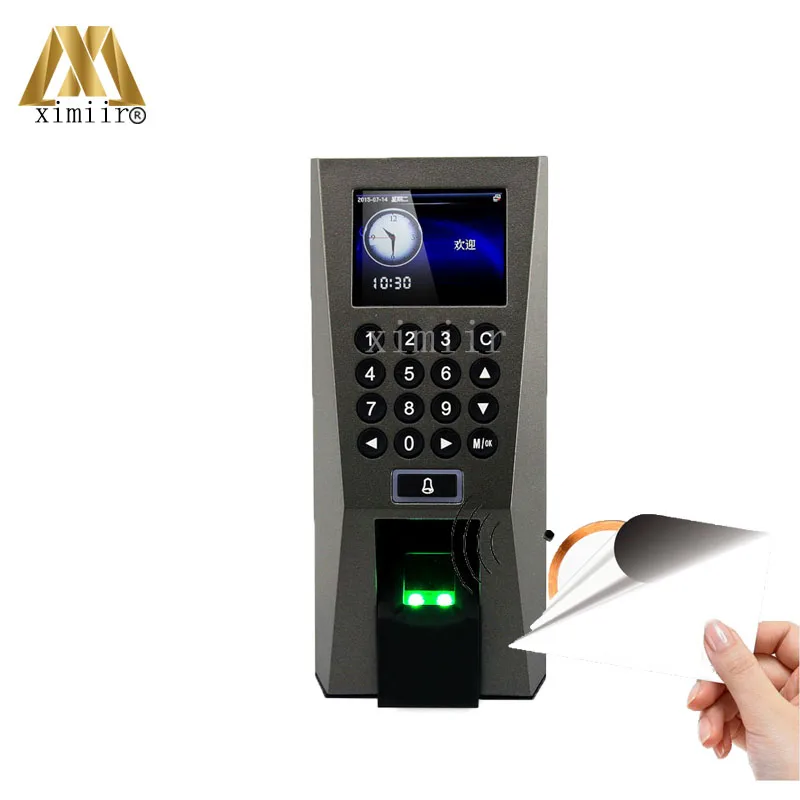 

ZK F18 Biometric Fingerprint Access Control Reader Standalone Door Access Control System With 13.56MHZ MF IC Card TCP/IP USB