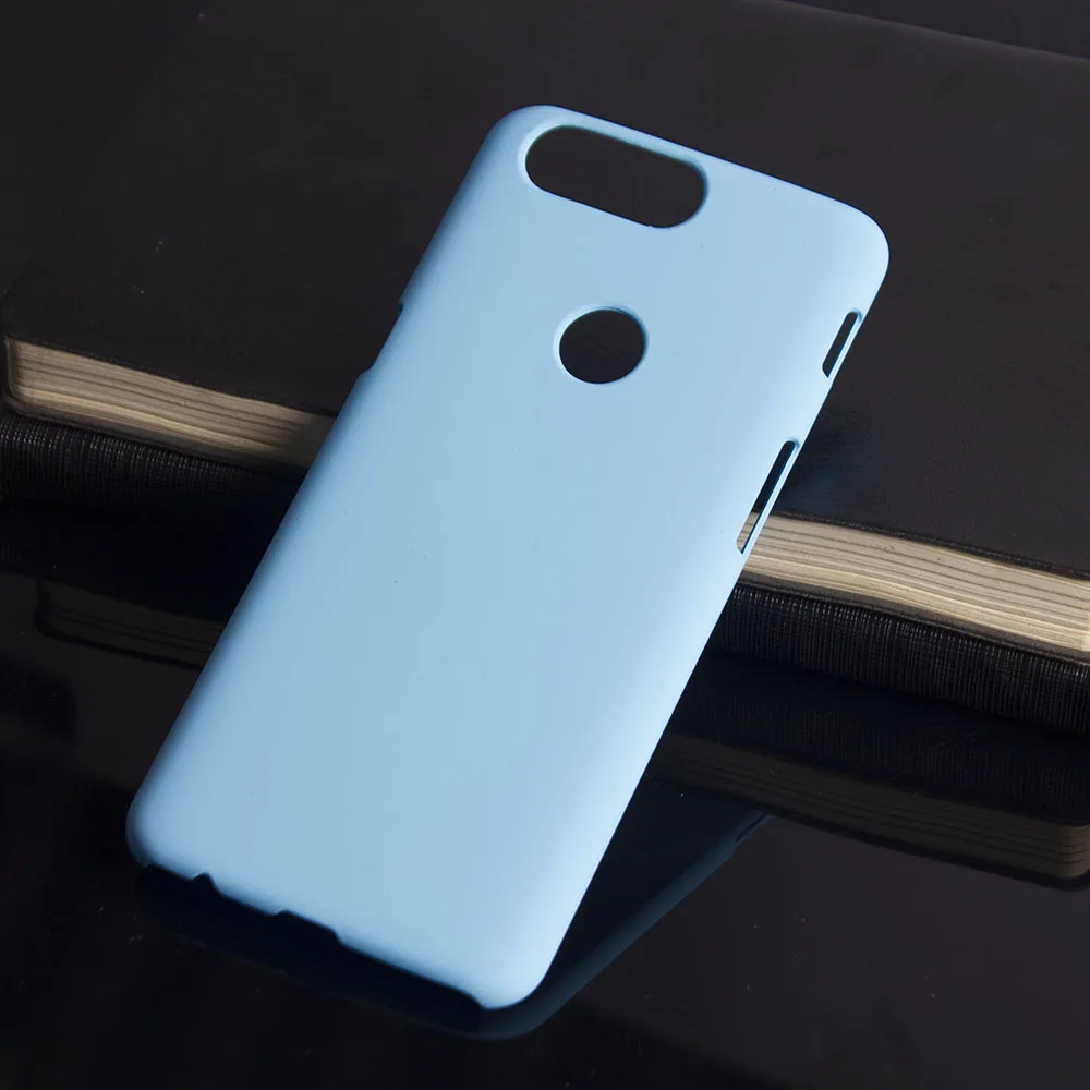 Матовая Пластик Coque 6.01For Oneplus 5T чехол для Oneplus One Plus 5T 6T Oneplus5T Oneplus6T телефона чехол-лента на заднюю панель - Цвет: Sky Blue