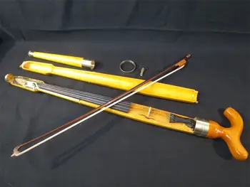 

Copy of 1750 Johann Wilde's old Walking Stick Cane Violin Pochette Canne -Violon