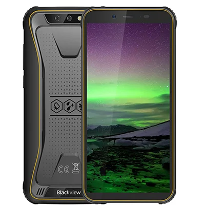 Blackview BV5500 IP68 водонепроницаемый прочный смартфон 2 ГБ+ 16 Гб 5," 18:9 экран 4400 мАч Android 8,1 3g мобильный телефон gps - Цвет: BV5500 YEllow