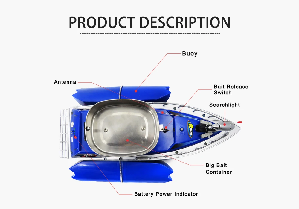 Flytec 2011-3 радиоуправляемые игрушечные лодки рыболовная приманка Интеллектуальная Беспроводная электрическая автоматическая гнездовая двойная корзина Бесшумная функция рыболовное судно