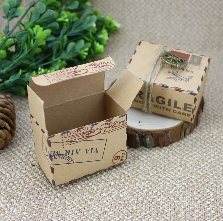 10 шт. Горячая оберточная бумага в винтажном стиле DIY Airmail коробка для подарка