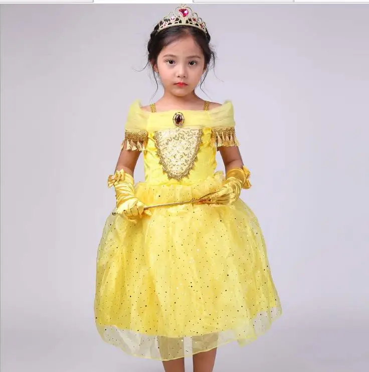 

Children show costumes girl dress for wedding party new style princess girls dresses children clothing summer girl dresses 3-12Y