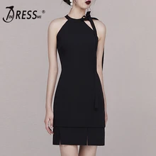 INDRESSME 2019 New Vestidos Women Sexy Chic Halter Neck Backless Sleeveless Lace Up Bow Split Special Hem Dress Party Midi Dress INDRESSME 2019 New Vestidos Women Sexy Chic Halter Neck Backless Sleeveless Lace Up Bow Split Special Hem Dress Party Midi Dress