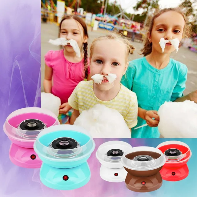 Color Electric Cotton Candy Maker Machine Sugar Floss Commercial Carnival Party  Kitchen Appliances