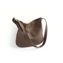 Vendange Ретро повседневная женская сумка из натуральной кожи простая ручная сумка из коровьей кожи 2352