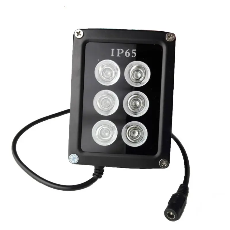 

6 LED Infrared Night Vision IR Light illuminator Lamp Waterproof Housing For CCTV Security Camera System