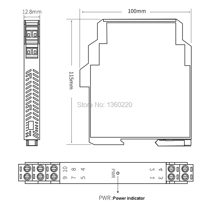 Din Тип изолированный передатчик сигнала 4-20mA 0-5V intput 4-20mA 0-5V 0-10V Выходной сигнал гальванический изолятор сигнальный Кондиционер