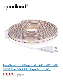 Goodland LED sous armoire lumière universelle garde-robe capteur de lumière LED Armario charnière intérieure lampe pour placard placard cuisine