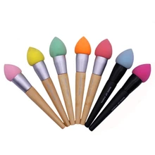 Пуховка спонж для макияжа тыква капельки воды палочка косметический спонж для основы для макияжа, губки для лица яйцо латекса