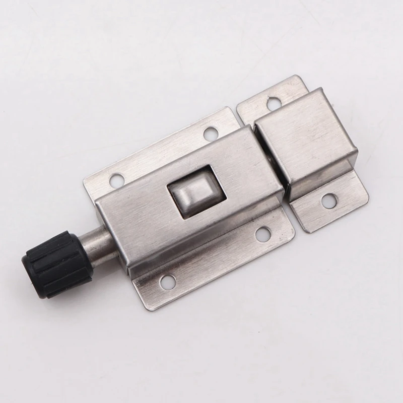 Stainless Steel Door Bolt Spring Bounce Bolts Lock Door Chain Latch For Window Cabinet Toilet Furniture Hardware 7
