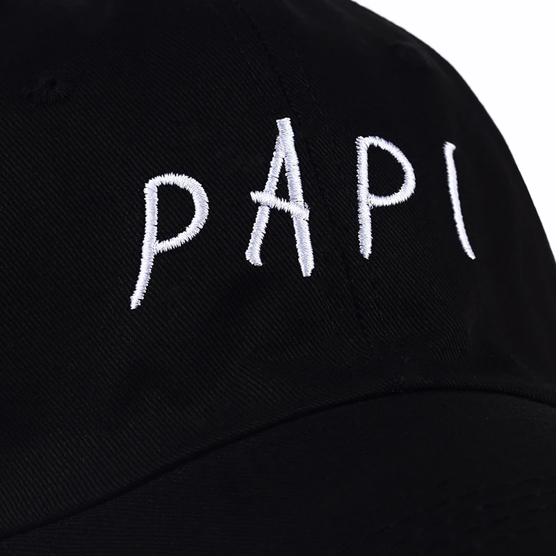 Voron Papi вышивка бейсболка Мужская Женская мода Papi DAD Cap хип-хоп Snapback кости шапки стиль 6