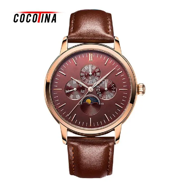 

COCOTINA Men's Watches Multifunctional Luminous Waterproof Quartz Watch Business Men's Watch LSB8328