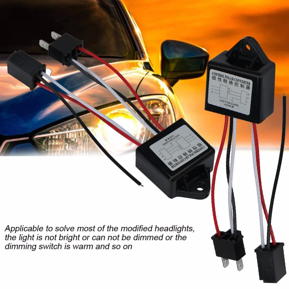 

HID Negative Converter Polar for Toyota Suzuki Jimny Negative Switch Harness Adaptor Reversed Polarity for H4
