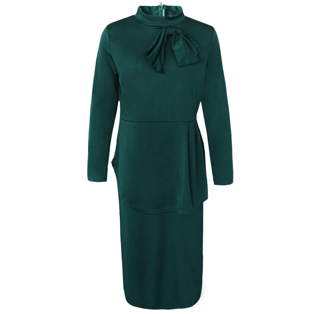 Zmvkgsoa с длинным рукавом 4XL 5XL Vestidos плюс Размеры платье Для женщин большой S