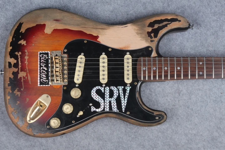 

2018 Vintage Style custom shop limited edition Masterbuilt srv stevie ray vaughan tribute electric guitar free shipping