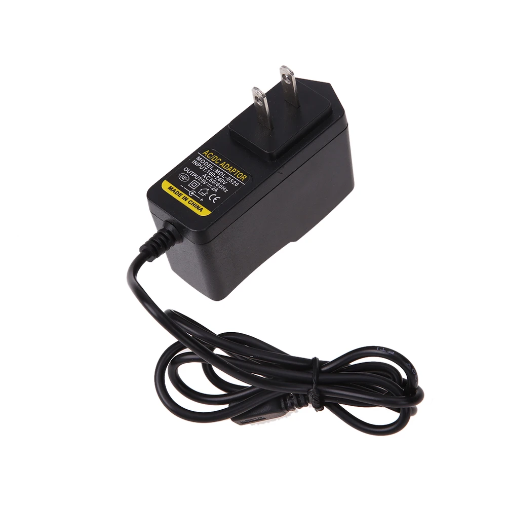 

US Plug AC to DC 5V 2A Wall Charger Micro USB Power Supply Adapter For Tablet Windows Android