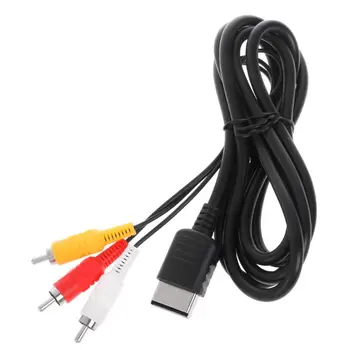 

Black 1.8M/6FT RCA Audio Video AV Stereo Composite Adapter Cable For Sega Dreamcast