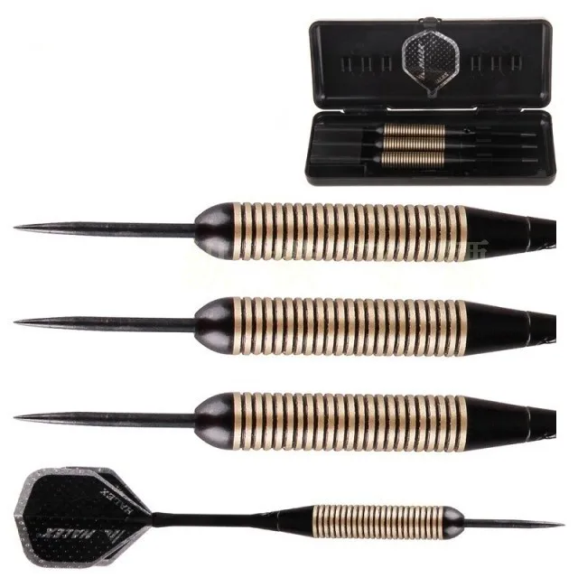D186 28g brass body Tip steel Darts Needle aluminium Dart Shafts black