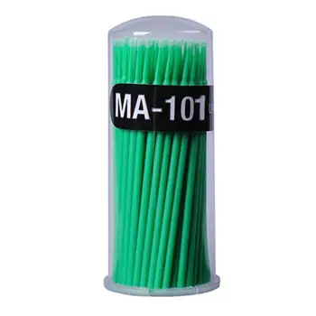 

100pcs /Set Cotton Swab Grafting Eyelash Gel Remover Paste Special Cotton Swab Cleaning Rod Easy To Use
