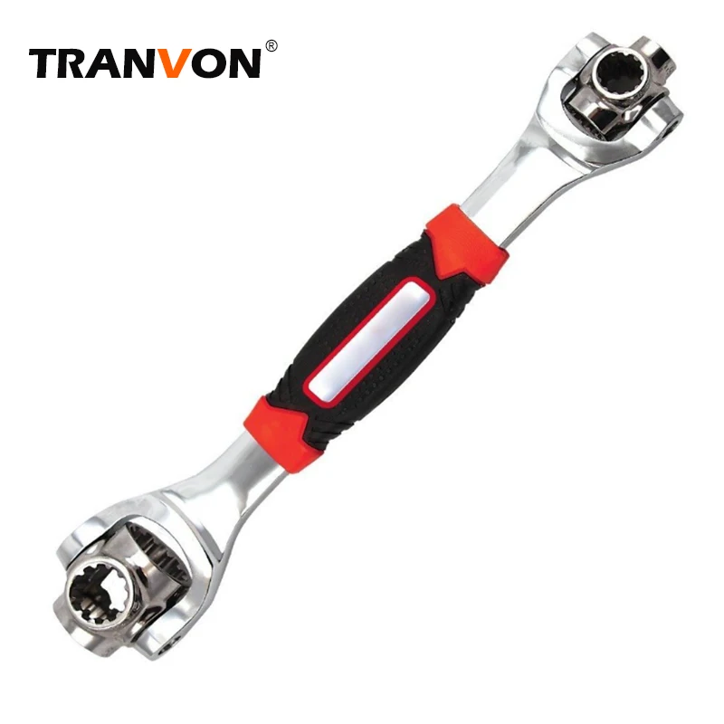 

Multi Socket Wrench 48 Tools in One Socket with 360 Degree Rotating Car Repair Work with Spline Bolts Torx Square Damaged Bolts
