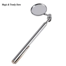 Автомобильная телескопическая линза для обнаружения телескопическая инспекция круглое зеркало расширение угол обзора автомобиля ручка Ручной инструмент