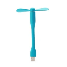 Портативный Гибкие USB Вентилятор Гибкая съемный USB Гаджеты Низкой мощности для Powerbank для ПК для ноутбука Для OTG