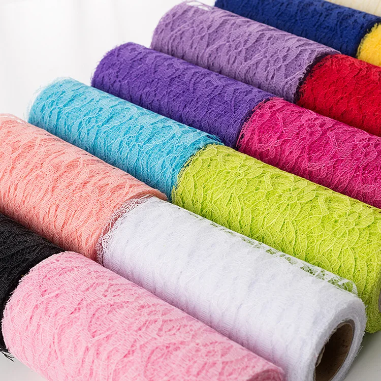 1 Roll 15cm x9m Colorful Lace Ribbon DIY Sewing Mesh Trim Garment Deco Accessories C21 | Дом и сад