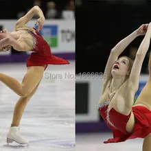 Лидер продаж Фигурное катание Платья для женщин для девочек; Новинка бренд катание платье конкурс пользовательские dr3207