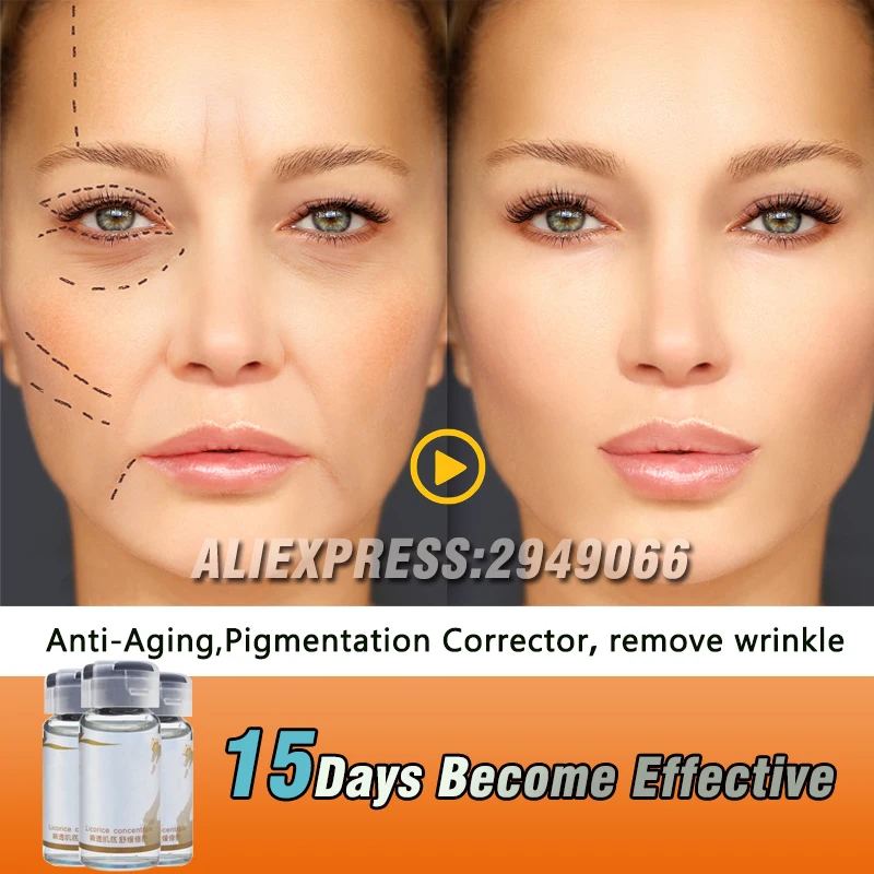 

Reduce wrinkles Hyaluronic Acid Serum Moisturizing Essence Face Cream Shrink Pore Skin Care Repair Whitening Anti-aging