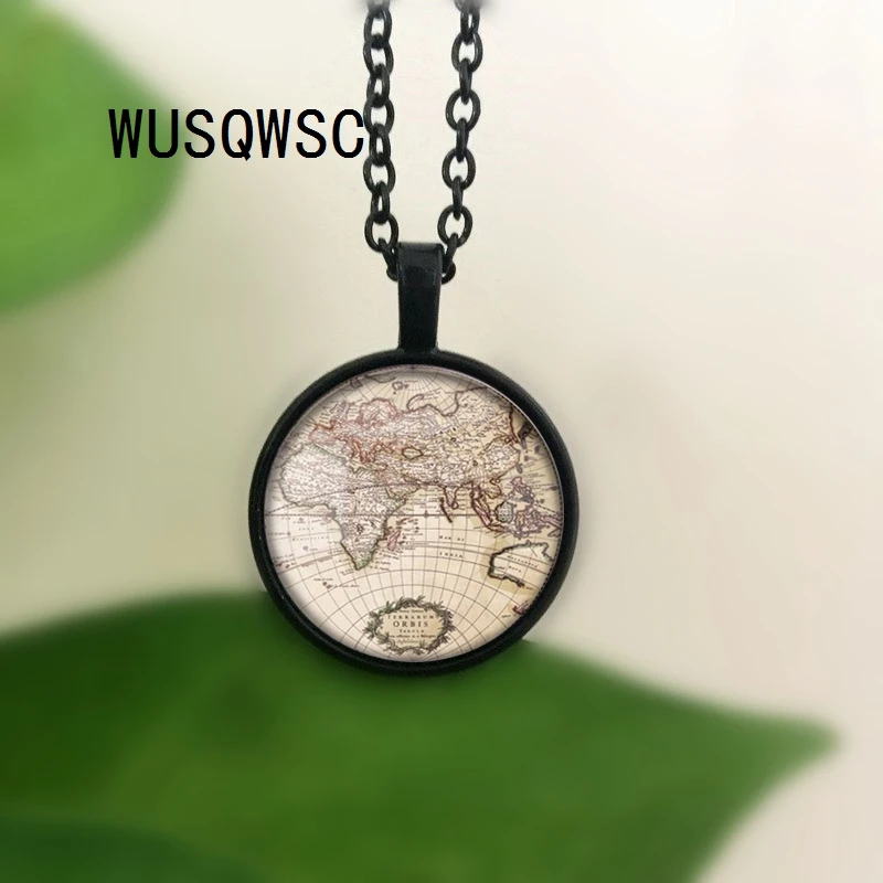 WUSQWSC новейшие стили стеклянный купол винтажное ожерелье с дизайном Глобус