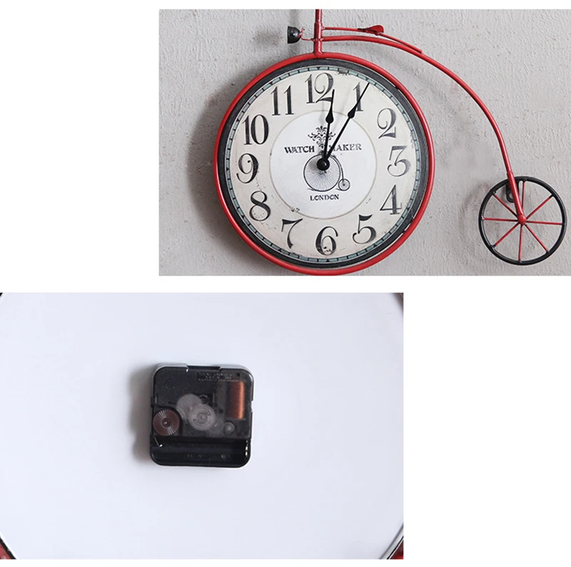 Велосипедные колеса винтажные настенные часы промышленный Декор ранциент креативные кованые железные часы украшение в виде Метопа Бар Настенные часы C5T130