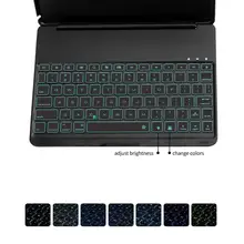Bluetooth Keyboard for Apple iPad 9.7 LED Backlit with Protective Case Cover