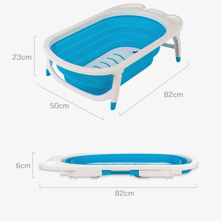 New style foldable baby bathtub/cheap folding baby bath tub