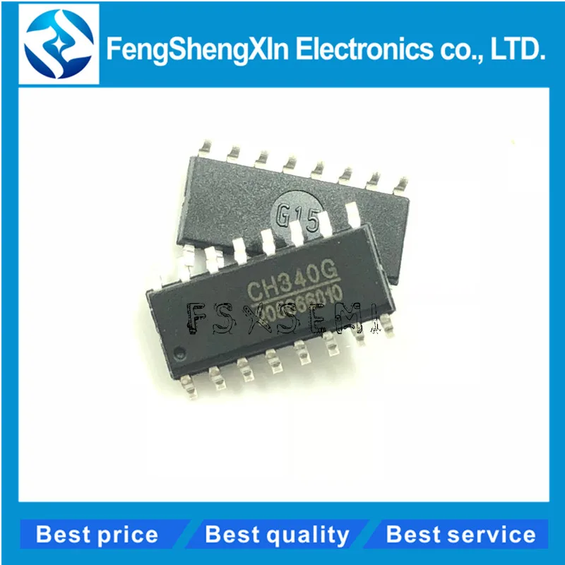 5Pcslot New Ch340G Sop 16 Ch340 Usb Serial Interface Chip huismerk kopen in de aanbieding