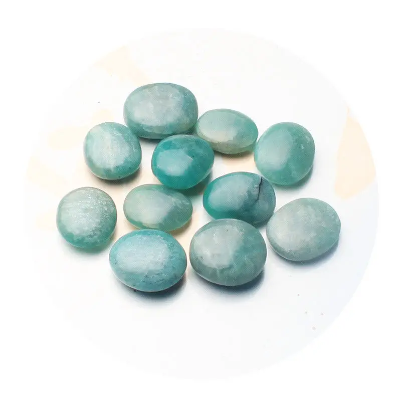 

Wholesale 100g Natural Bulk Tumbled Amazonite Stone Natural Polished Gemstone Supplies Quartz Crystals Natural Stones