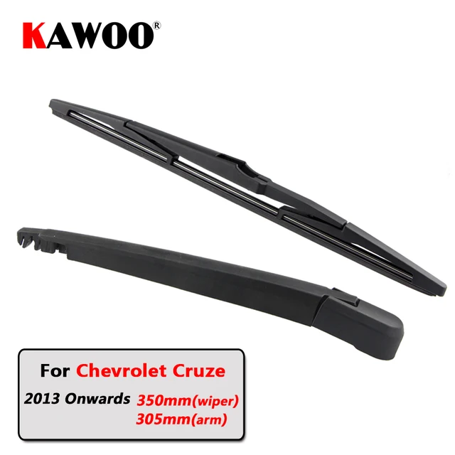 KAWOO Car Rear Wiper Blades Back Window Wipers Arm For Chevrolet Cruze