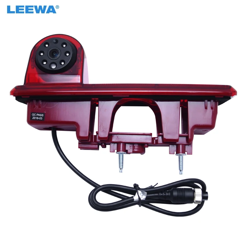 LEEWA Car 6LED IR Brake Light Rear View Reversing/Parking Camera For Opel Vivaro / Renault Trafic 2014 #3459 цена LEEWA Car 6LED IR Brake Light Rear View Reversing/Parking Camera For Opel Vivaro / Renault Trafic 2014 #3459 цены онлайн