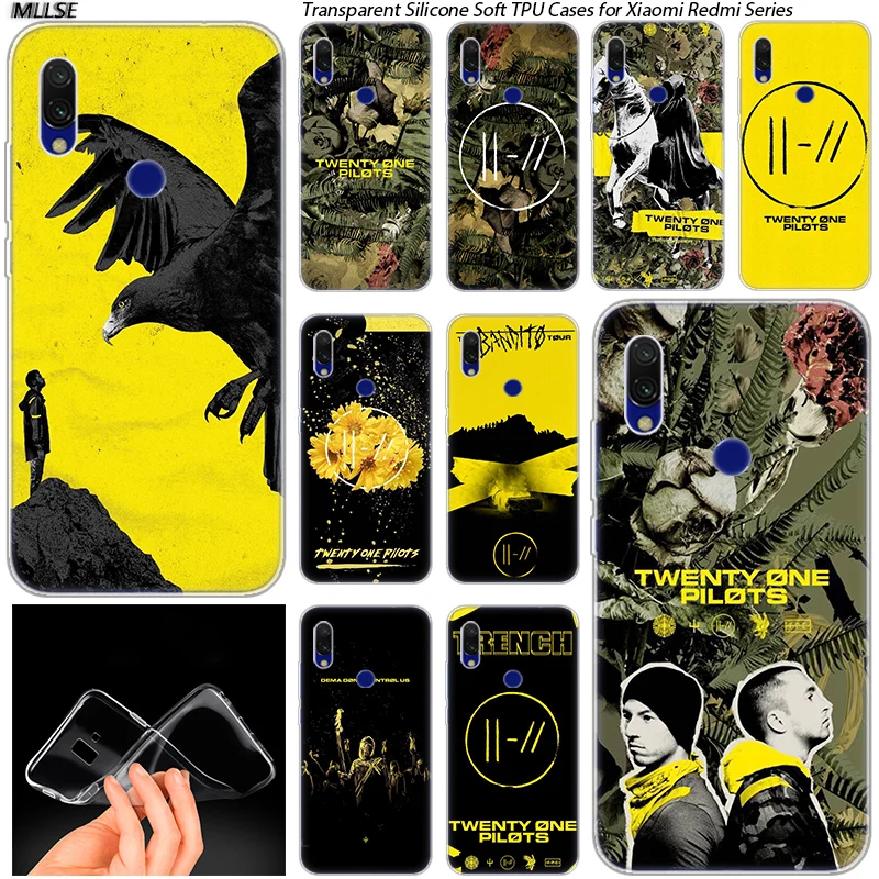 Силиконовый чехол Twenty One Pilots Trench Era для Xiaomi Redmi K20 7 7A 5 5Plus 6 6A S2 Note 8 Pro Модный