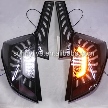 

For Honda Fit Jazz LED Tail Lamp 2014 Year Black Housing LH