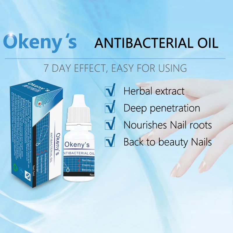 Antibacterial Nail Treatment Onychomycosis Paronychia Anti Fungal Infection Toe Fungus Essential Oil | Красота и здоровье